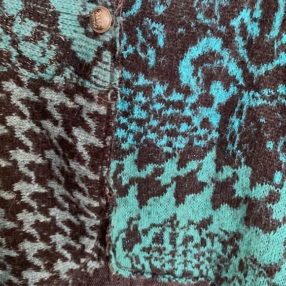 Free People Better Together Oversized Metallic Blazer Cardigan, Size X S… - Picture 15 of 16